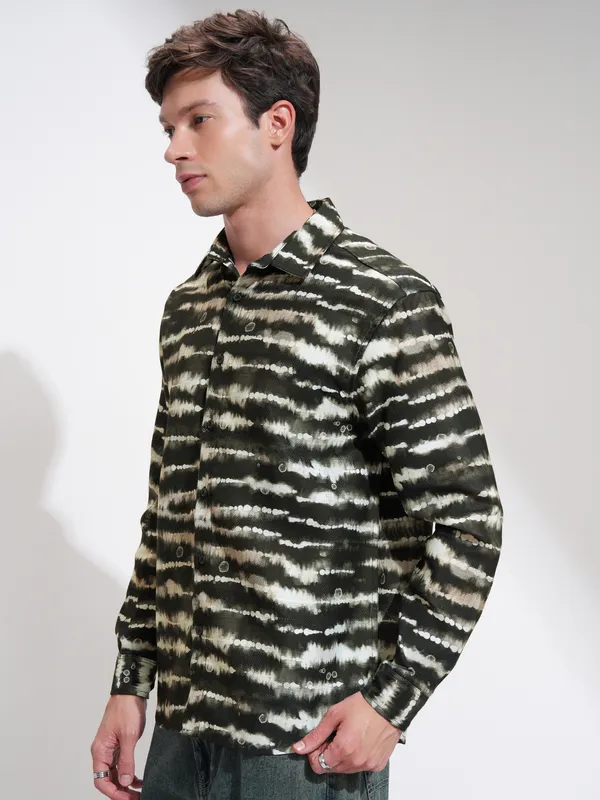 Highlander Men Multi Printed Relaxed Fit Casual Shirt