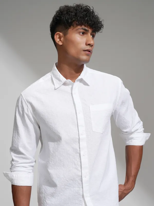 Men Relaxed Fit Casual Shirt