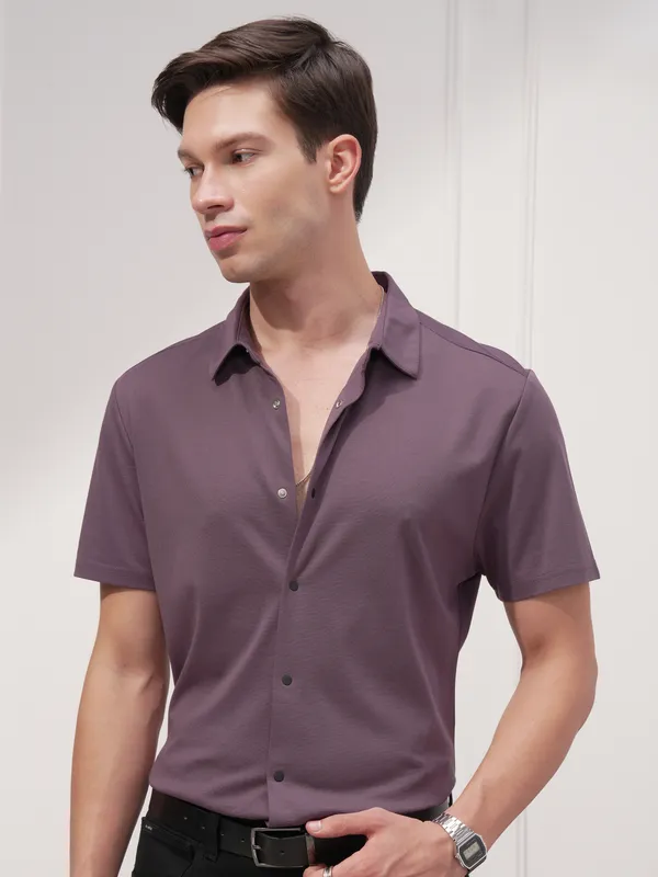 Men Slim Fit Casual Shirt