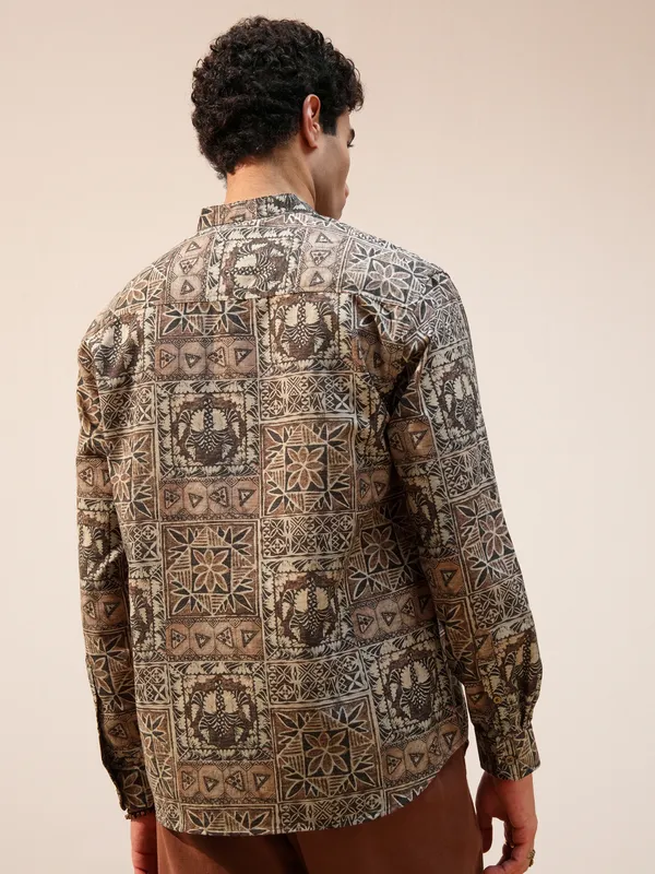 Highlander Men Multi Printed Relaxed Fit Casual Shirt