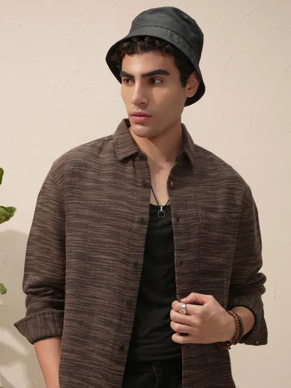 Men Relaxed Fit Casual Shirt