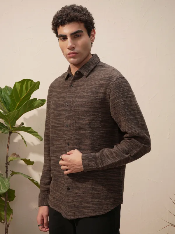 Men Relaxed Fit Casual Shirt