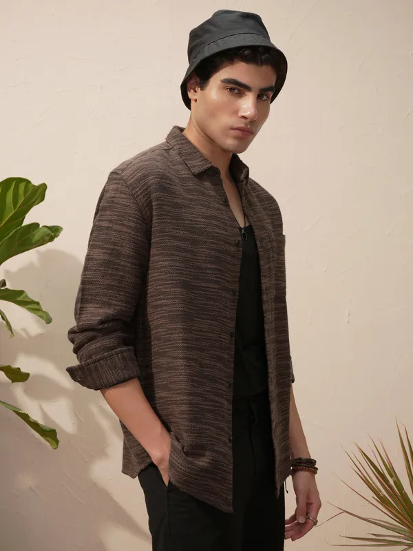 Men Relaxed Fit Casual Shirt