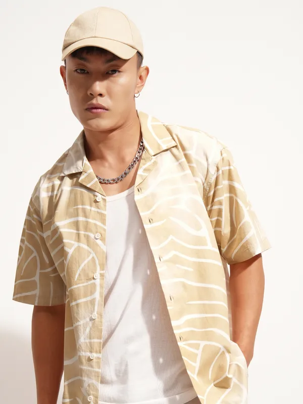 Men Relaxed Fit Casual Shirt