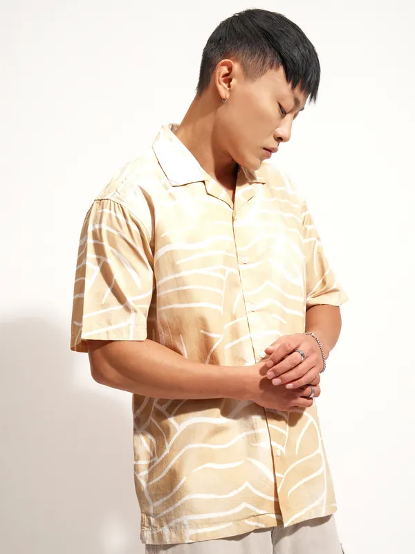 Men Relaxed Fit Casual Shirt