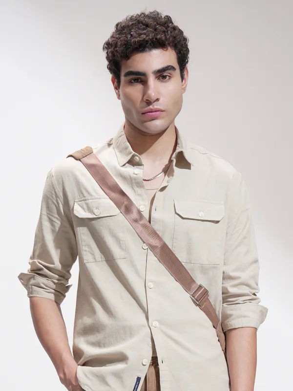 Men Relaxed Fit Casual Shirt