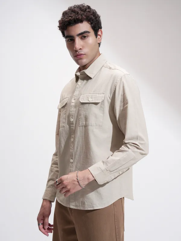 Men Relaxed Fit Casual Shirt