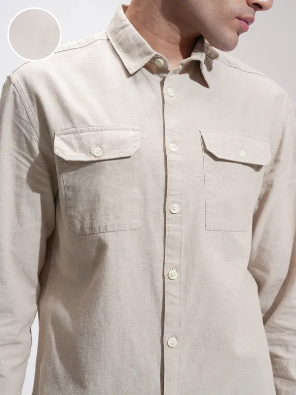 Men Relaxed Fit Casual Shirt