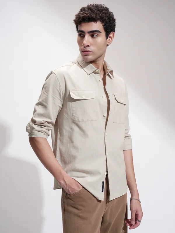 Men Relaxed Fit Casual Shirt