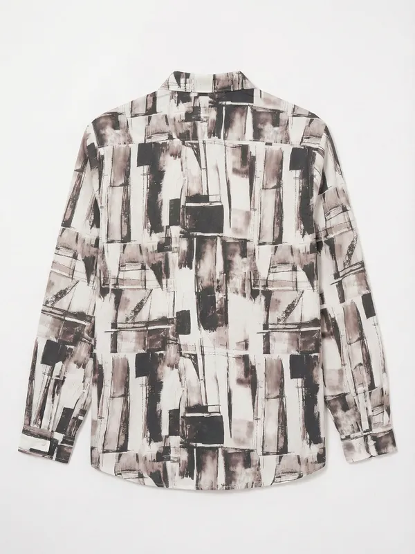 Highlander Men Multi Printed Slim Fit Casual Shirt