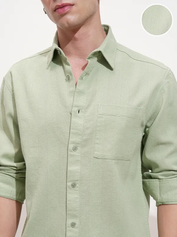 Men Relaxed Fit Casual Shirt