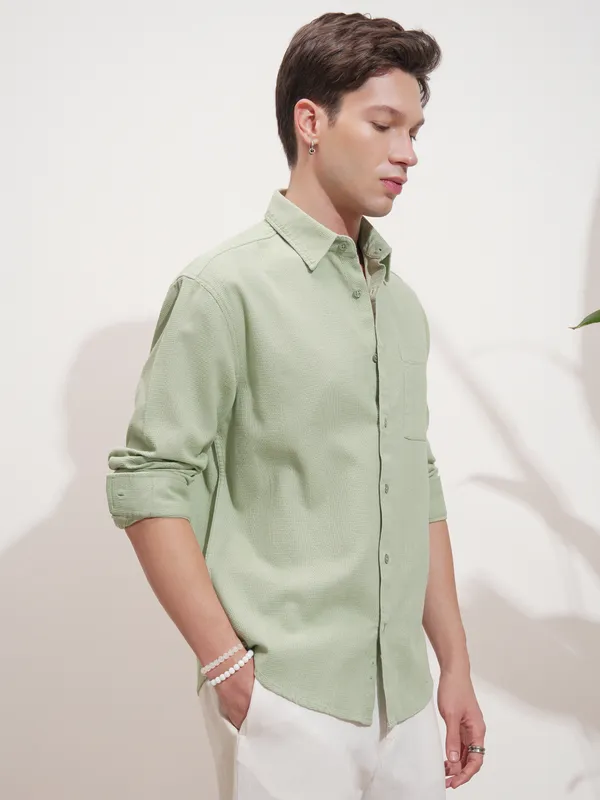 Men Relaxed Fit Casual Shirt