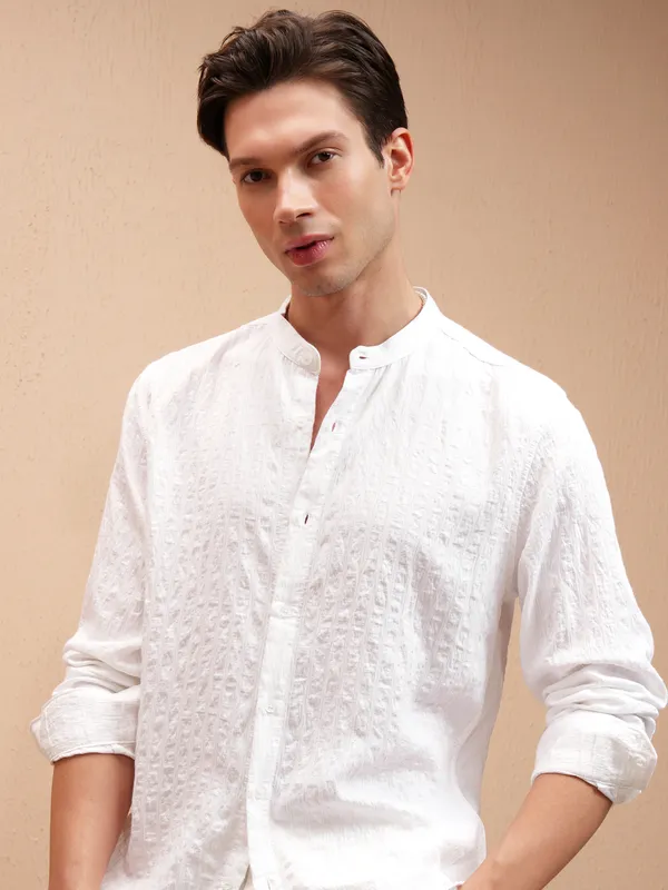 Men Slim Fit Casual Shirt