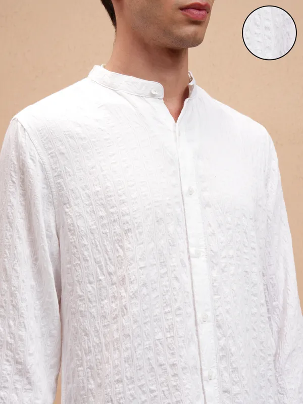 Men Slim Fit Casual Shirt
