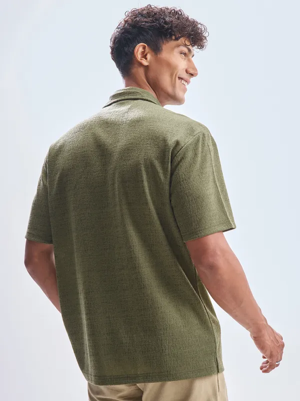 Men Relaxed Fit Casual Shirt