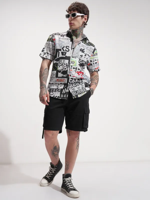 Highlander Men Multi Printed Relaxed Fit Casual Shirt