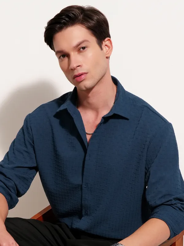 Men Relaxed Fit Casual Shirt