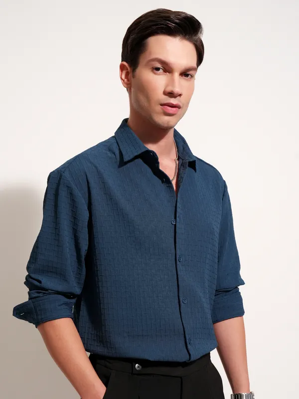 Men Relaxed Fit Casual Shirt