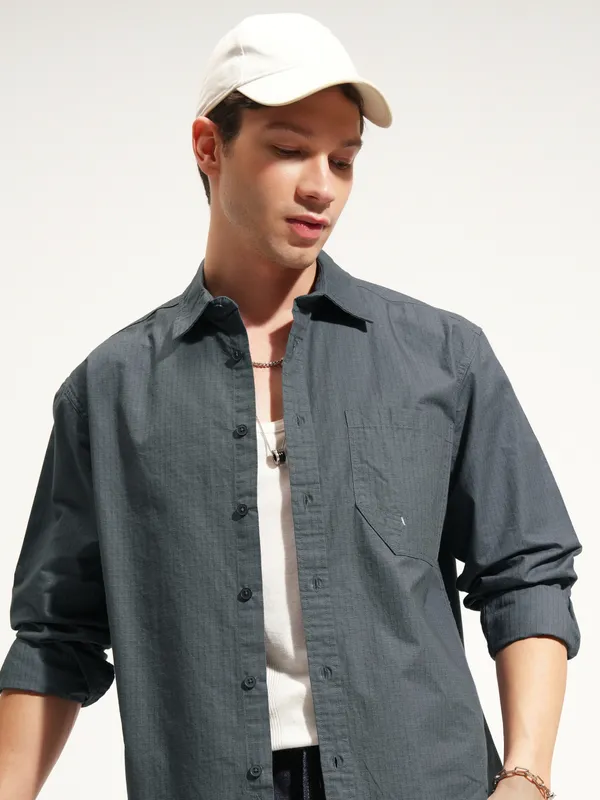 Men Oversized Casual Shirt