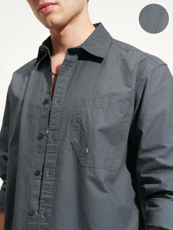 Men Oversized Casual Shirt