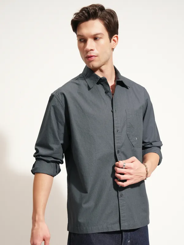 Men Oversized Casual Shirt
