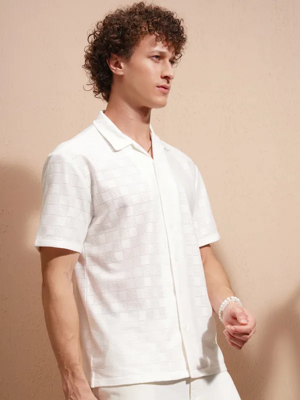 Men Oversized Casual Shirt