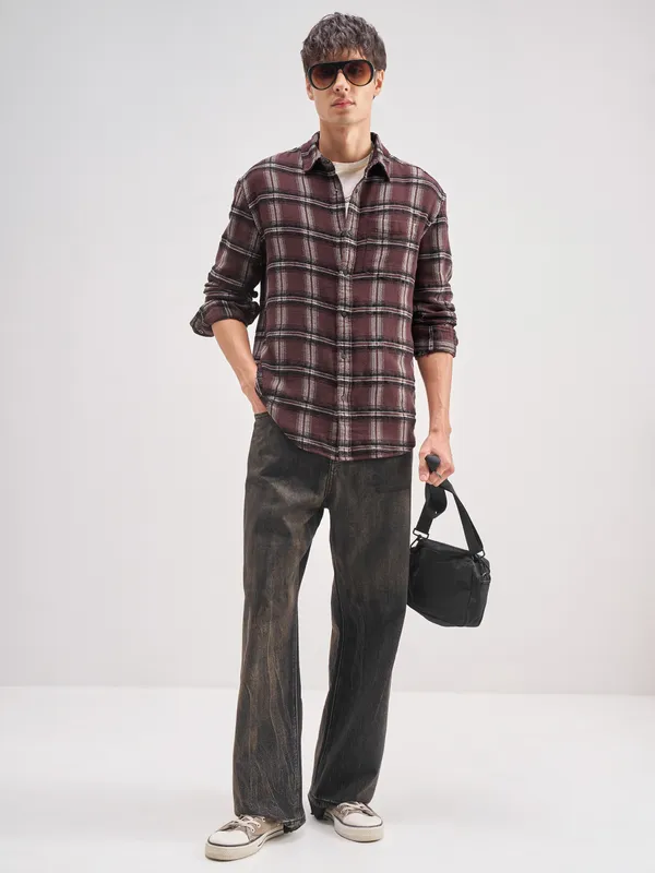 Men Relaxed Fit Casual Shirt