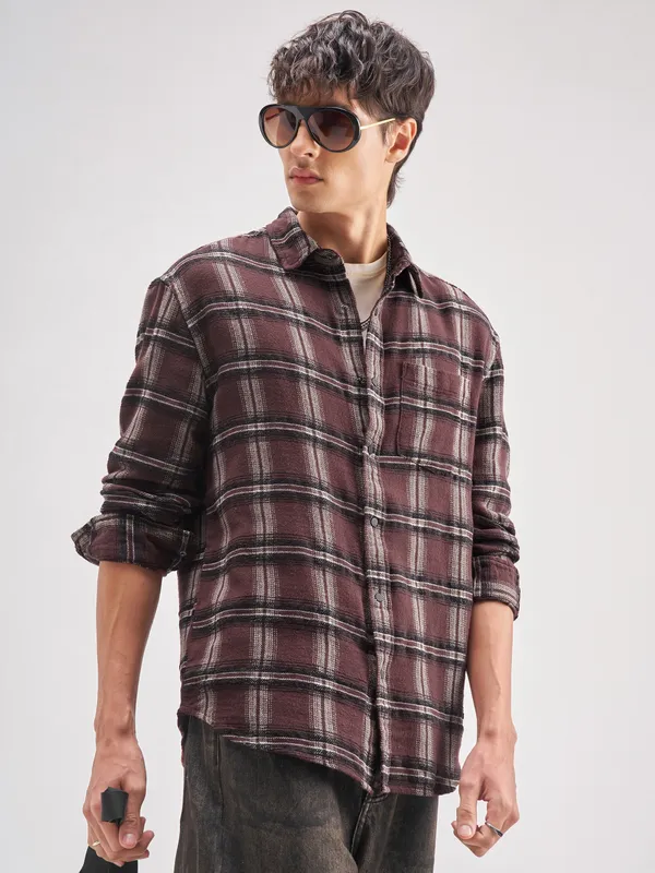 Men Relaxed Fit Casual Shirt