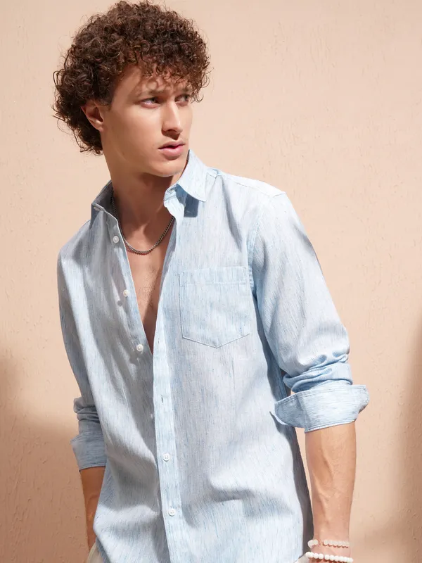 Men Slim Fit Casual Shirt