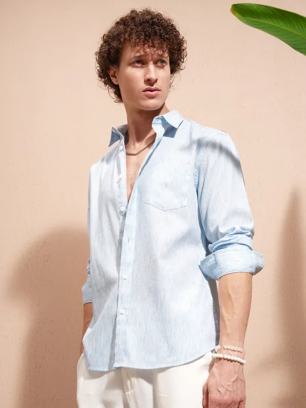 Men Slim Fit Casual Shirt