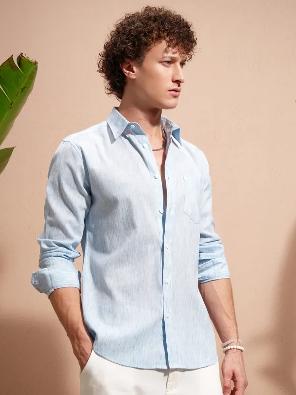 Men Slim Fit Casual Shirt