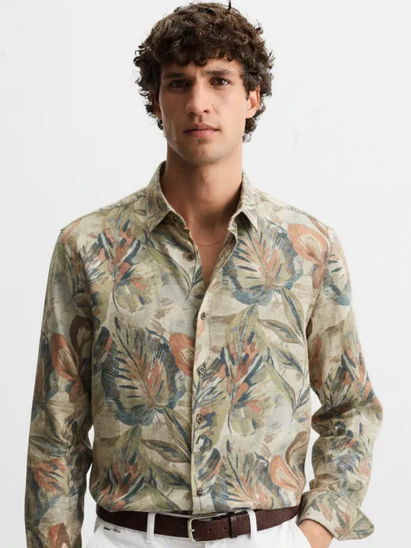 Highlander Men Multi Printed Relaxed Fit Casual Shirt