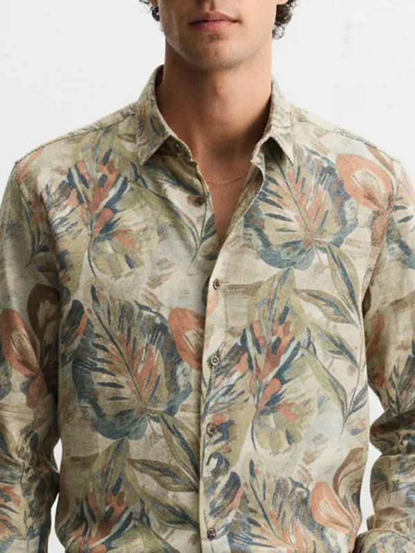 Highlander Men Multi Printed Relaxed Fit Casual Shirt
