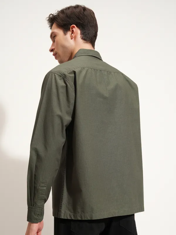 Men Oversized Fit Casual Shirt