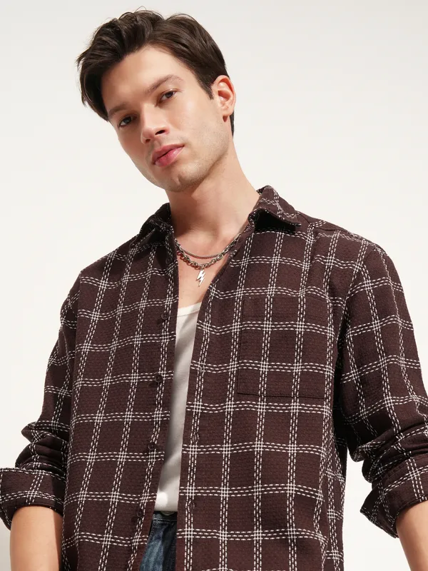 Men Relaxed Fit Casual Shirt