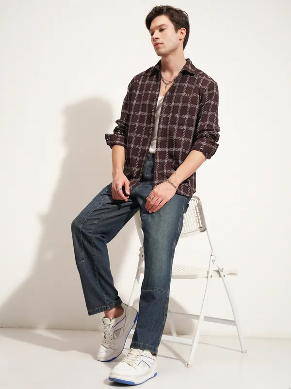 Men Relaxed Fit Casual Shirt