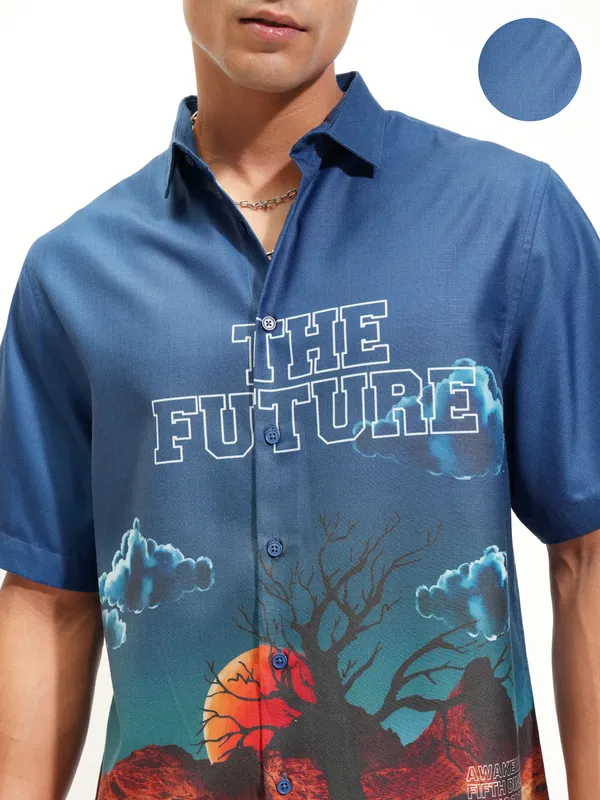 Men Boxy Casual Shirt