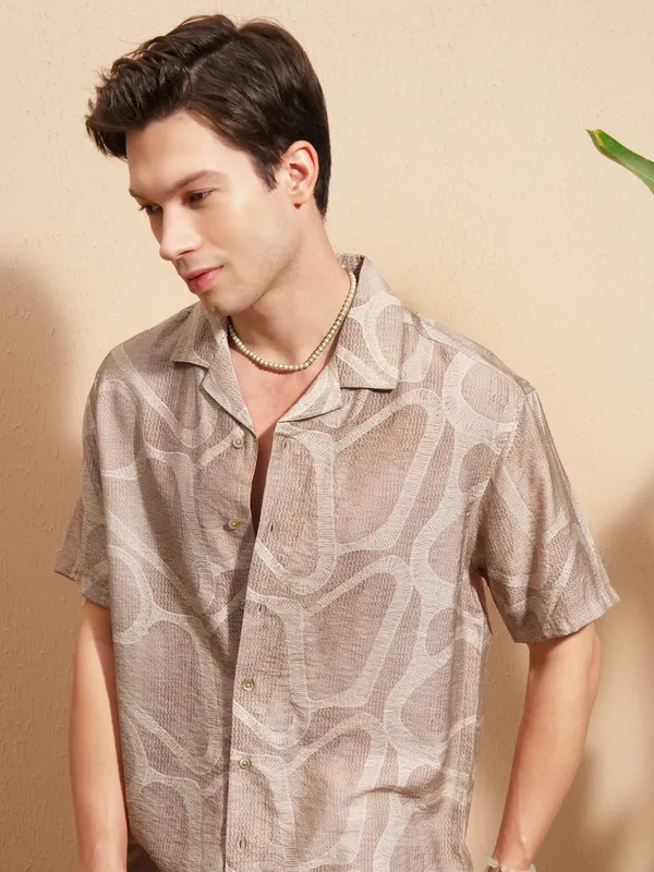 Men Relaxed Fit Casual Shirt