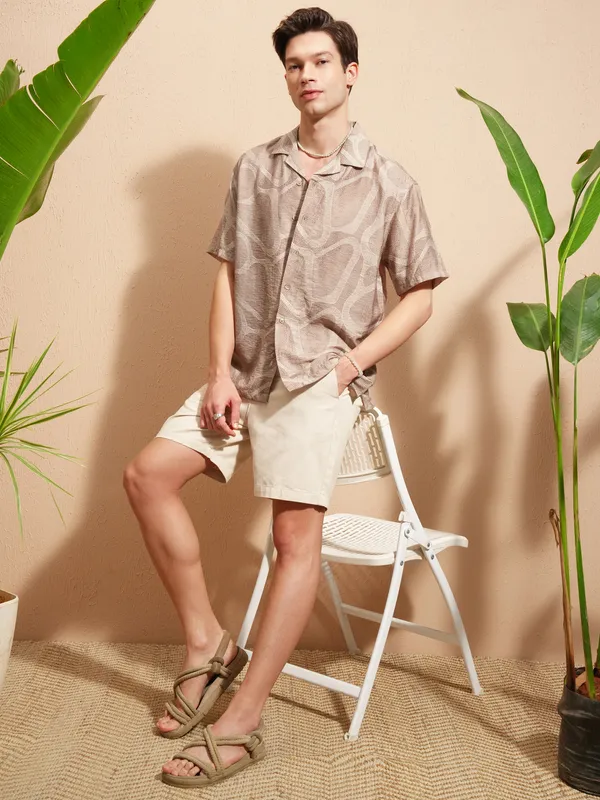 Men Relaxed Fit Casual Shirt