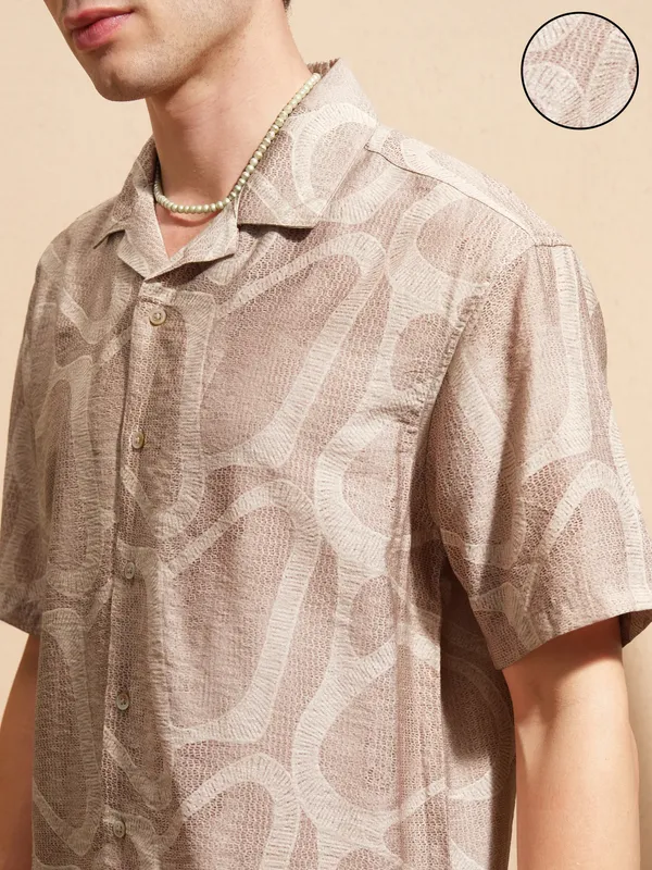 Men Relaxed Fit Casual Shirt