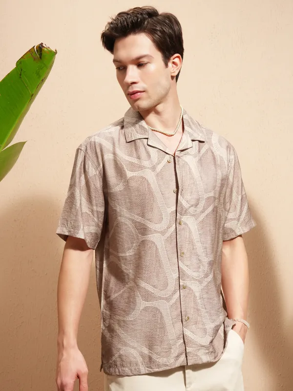 Men Relaxed Fit Casual Shirt