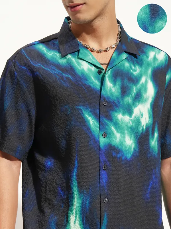 Highlander Men Multi Printed Relaxed Fit Casual Shirt