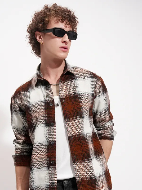 Men Relaxed Fit Casual Shirt