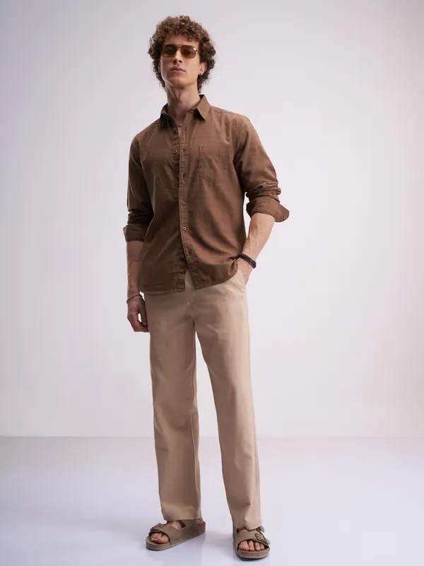 Men Slim Fit Casual Shirt