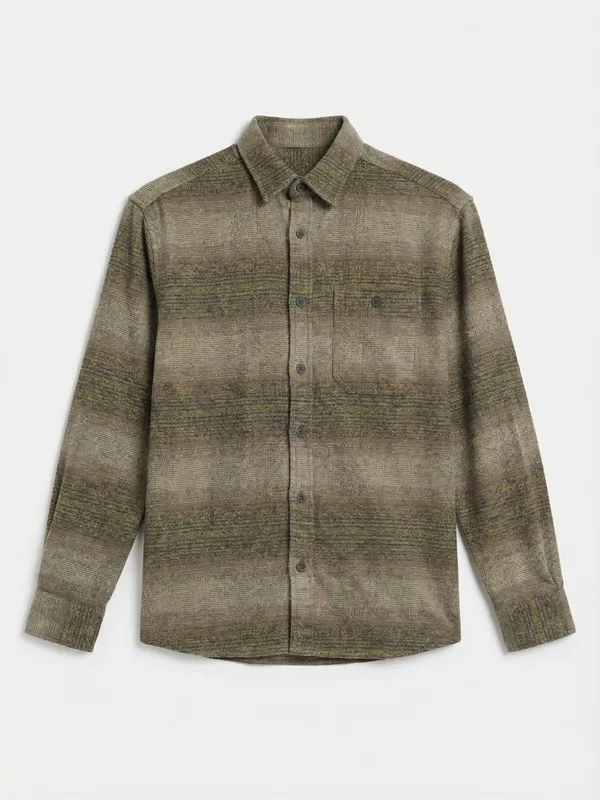 Highlander Men Black Checked Relaxed Fit Casual Shirt