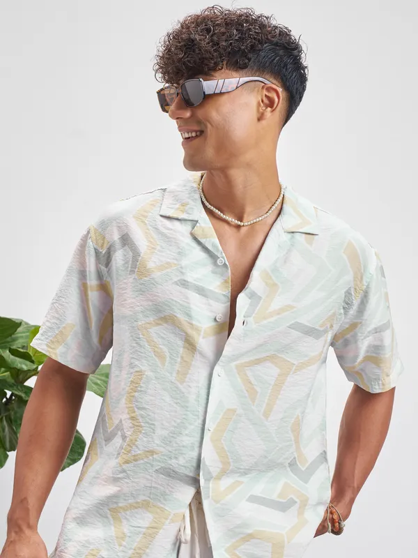 Highlander Men Multi Printed Relaxed Fit Casual Shirt