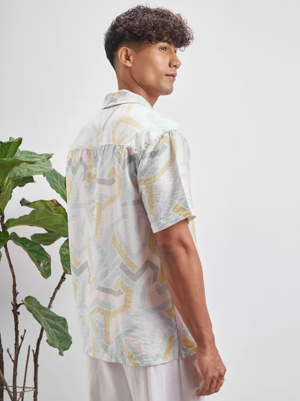 Highlander Men Multi Printed Relaxed Fit Casual Shirt