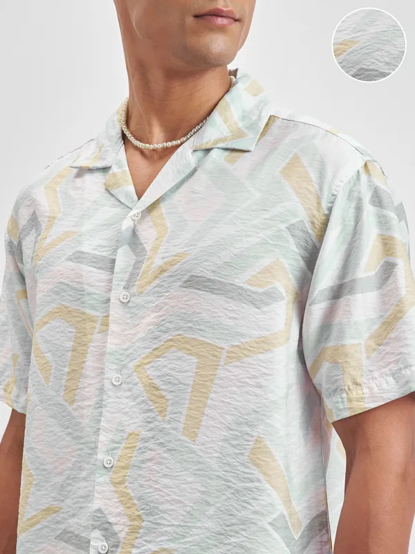 Highlander Men Multi Printed Relaxed Fit Casual Shirt