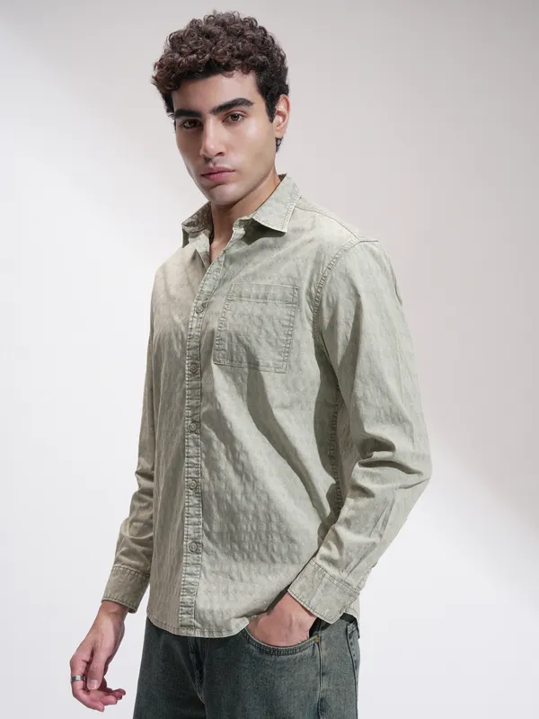 Men Relaxed Fit Casual Shirt