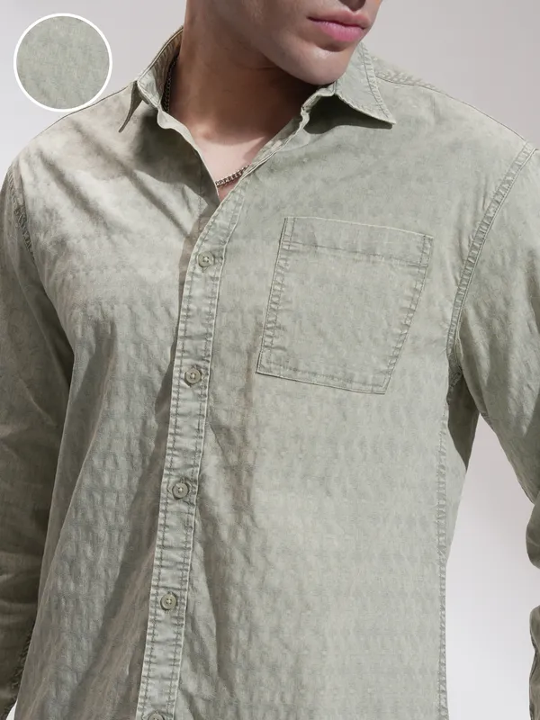 Men Relaxed Fit Casual Shirt